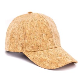Adjustable Cork Hat Baseball Cap Waterproof Durable Eco Friendly Sustainable Gift (Wooden) Beige