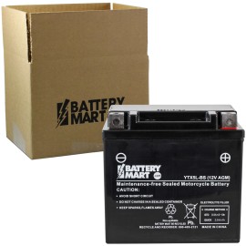 Made for BatteryMart YTX5L-BS AGM Maintenance Free Battery [YTX5L-BS]