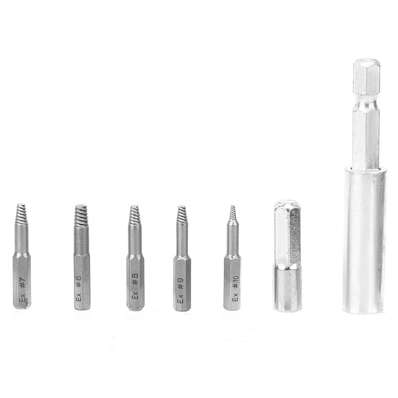 22PCs Screw Extractor Left Hand Thread Tool Set Durable Hardware