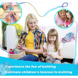 ilauke Knitting Wool Yarn for Crochet (6 X 50g, 4-Ply), Double Knitting Wool Crochet Yarn Balls, Acrylic Yarn with Carrying Bag, Crochet Thread for DIY Knitting Crafts