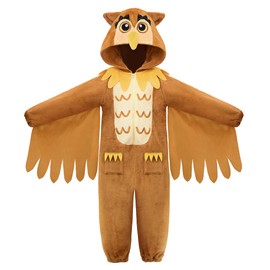 ReliBeauty Owl Costume Children's Fancy Dress Costume Animals Onesie, 120
