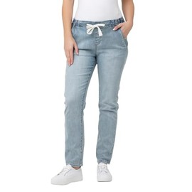 Ripe Maternity Denim Jogger with Drawcord Light Blue Large