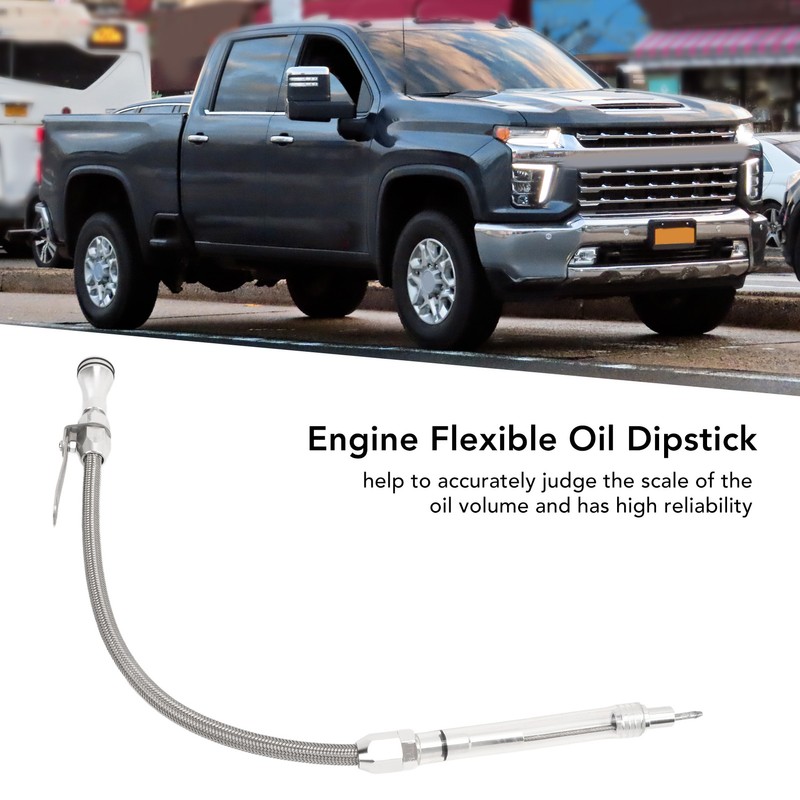 Engine Flexible Oil Dipstick Stainless Steel Fluid Oil Level Dipstick