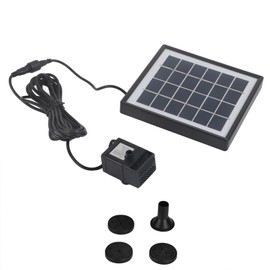 1.5W miniature Brush Less Aquarium Fountain Pond Solar Submersible Water Pump