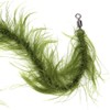 8PCS Carp Fishing Tied Hair Rigs Nylon Green Grass Line