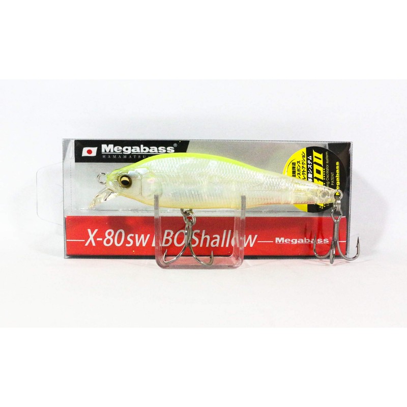 メガバス(Megabass) ミノー X-80SW LBO SHALLOW SSゴーストレモン 38868 ルアー