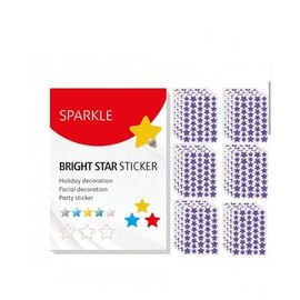 800 Pieces, Holiday and Party Decorations, Pimple Patch Star Stickers Multi-Color (Purple)