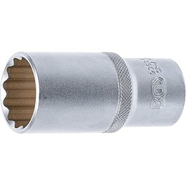 BGS 9363 Socket Spanner Insert, 12.5 (1/2), 12-Edge, deep, 27 mm