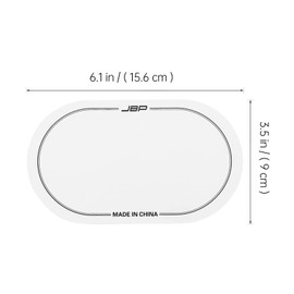 Milisten Bass Drum Patch Double Drum Pedal Patches Drum Pads Sticker for Drum Percussion Accessories White Pack of 2