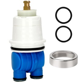 RP19804 Shower Cartridge Compatible with Delta Faucet 1300/1400 Series Tub and Shower Valves, RP19804 Cartridge Replacement Kit Include RP22734 Bonnet Nut, Fits Select Monitor Valves 1993-2007