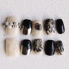 Moonstan Nail Tip, Black, Autumn/Winter, Popular, Gel Nail, False Nail,