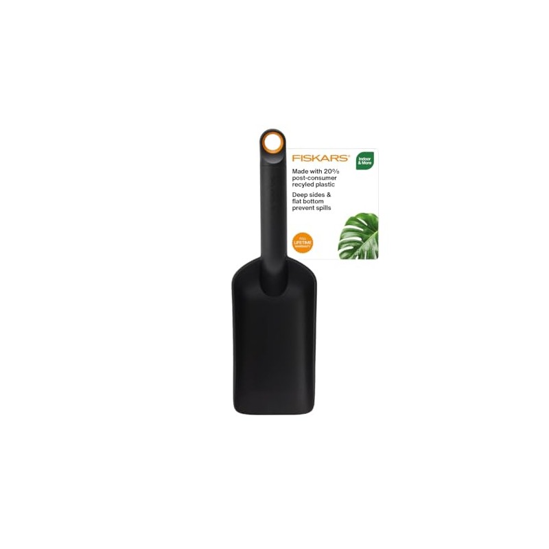 Fiskars - Cuchara de Piso para macetas y trasplantes, Herramienta