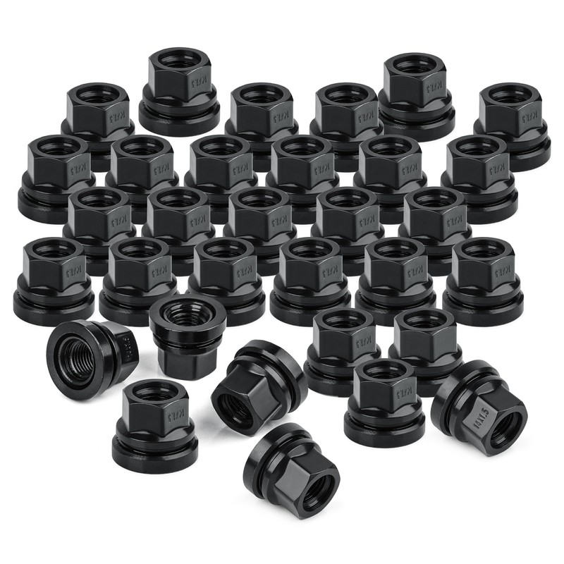 Set of 32 Wheel Lug Nuts Replacement for Ford F250