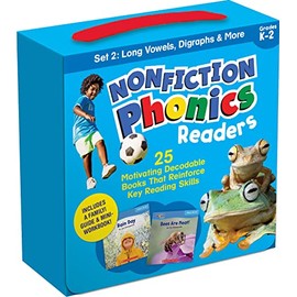 Nonfiction Phonics Readers Set 2: Long Vowels, Digraphs & More (Single-Copy Set): 25 Motivating Decodable Books That Reinforce Key Reading Skills