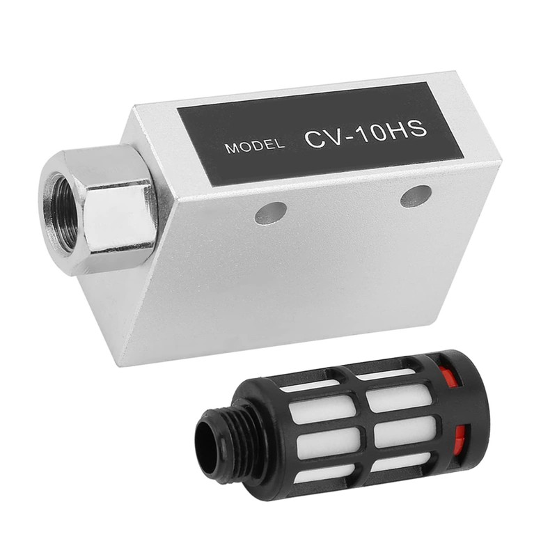 Compressed Air Vacuum Venturi, YosooCv-10Hs Pneumatic Air Exhaust Vacuum Generator
