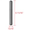 Linkidea Cigar Case Tube, 2 Pack Stainless Steel Portable Carrying