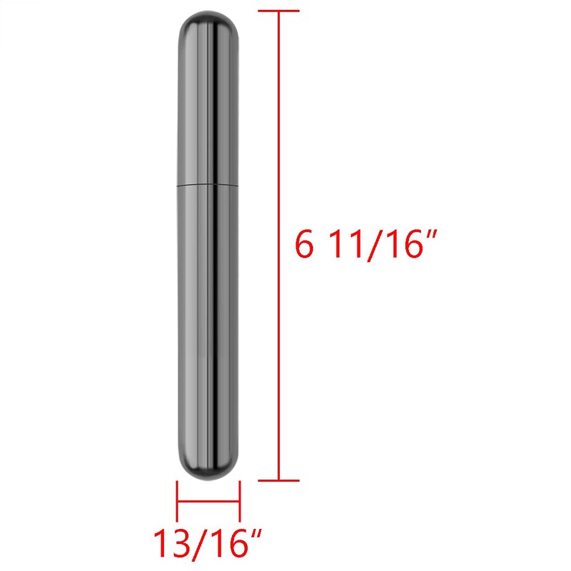 Linkidea Cigar Case Tube, 2 Pack Stainless Steel Portable Carrying