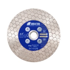 SHDIATOOL Diamond Saw Blade 4-1/2-inch, Tile Cutting Grinding Disc Wheel 115mm for Porcelain Ceramic Tile Granite Marble Artificial Stone