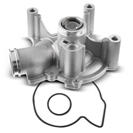 A-Premium - Bomba de agua para motor con junta tórica [compatible con SOHC, 4 Cyl 1.6 L] compatible con Mini Cooper 2002 2003 2004 2005 2006 2007 2008, (W11B16A), [6-impulsor Vane, Reverse],