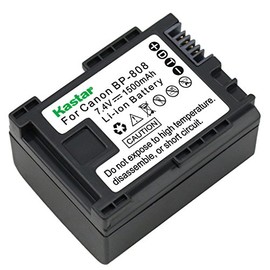 Kastar Battery for Canon BP-808 BP808 and Canon VIXIA HF G10 G20, HFM30 M31 M32 M40 M41 M300 M400, HF S10 S11 S20 S21 S30 S100 S200, HF10 HF11 HF20 HF21 HF100 HF200, HG20 HG21 HG30 XA10 Cameras