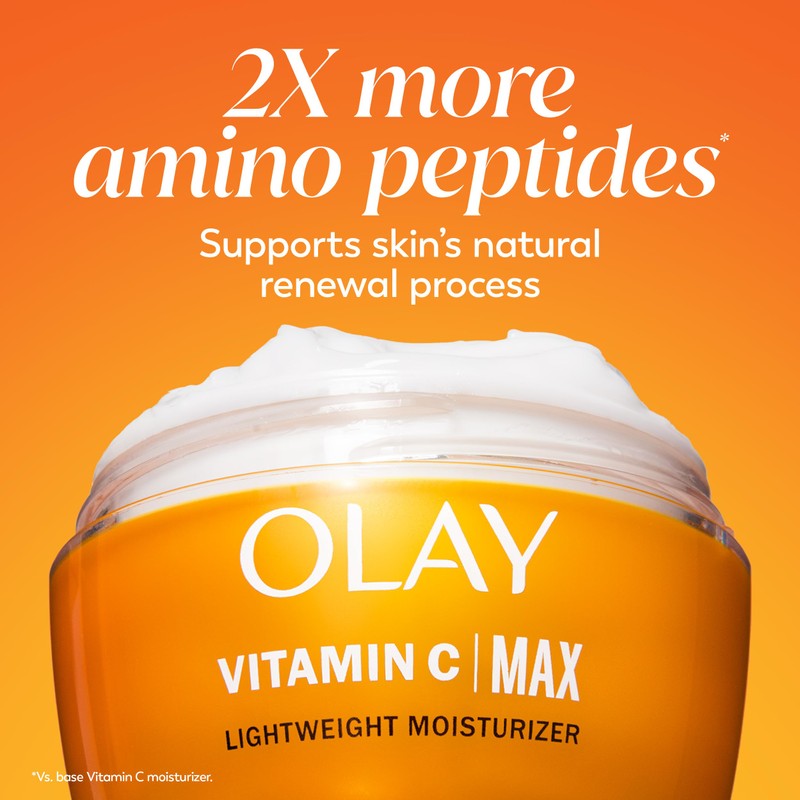 Olay Vitamin C MAX Face Moisturizer, Brightening Cream for Women,