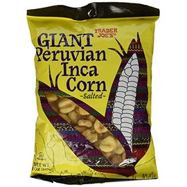 Trader Joe's Giant Peruvian Inca Corn Salted Crunchy Snack 8 Oz - PACK OF 3