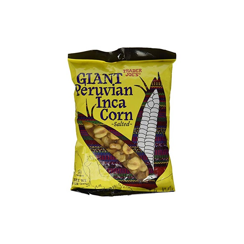Trader Joe's Giant Peruvian Inca Corn Salted Crunchy Snack 8
