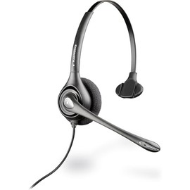 HP Poly H251N-CD Over-The-Head, Ear Muff Receiver - Mono - Quick Disconnect - Wired - Over-The-Head, On-Ear - Monaural - Ear-Cup - Noise Cancelling MicrophoneTAA Compliant