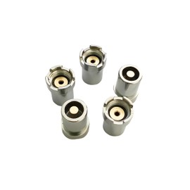 8Pcs 510 Thread Magnetic Adapter - High-Precision Magnetic 510 Thread Connector for Electronic Devices, Soldering Iron & Repair Tools - Durable 510 Thread Magnetic Adapter Replacement Parts