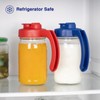 2 Pack Wide Mouth Mason Jar Lids with Handle, Airtight