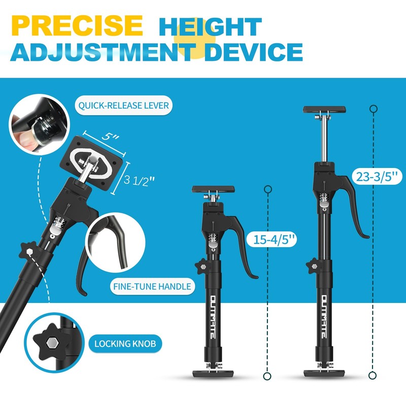 OUTIMATE Third Hand Support Pole Heavy Duty, Cabinet Jacks for