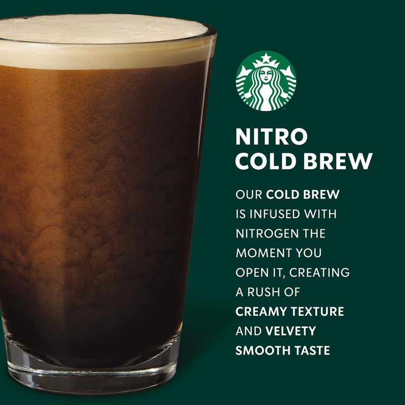 Starbucks Nitro Cold Brew, Vanilla Sweet Cream 9.6 fl oz