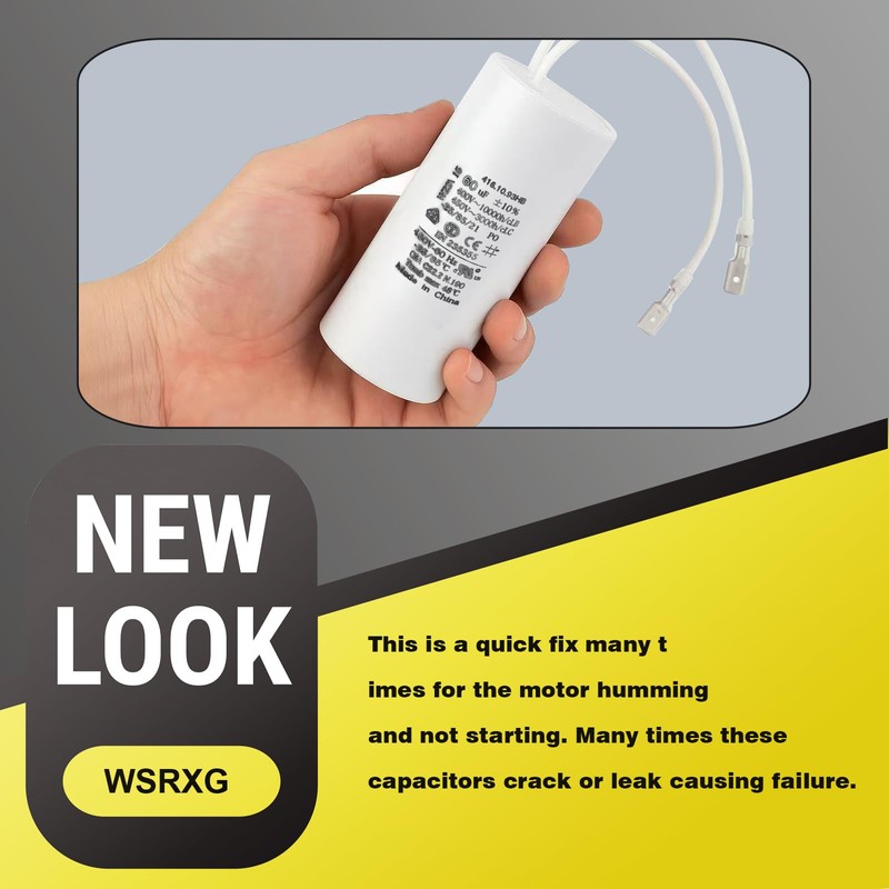 WSRXG FA7147-5 FA7147 FA7175 Motor Capacitor Replacement for Rotary Global