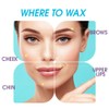 Surgiwax Microwaveable Facial Hair Removal Wax, Hard Wax Kit –