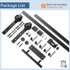 EaseLife 6.7FT Sliding Barn Door Hardware Track Kit & Handle,Big