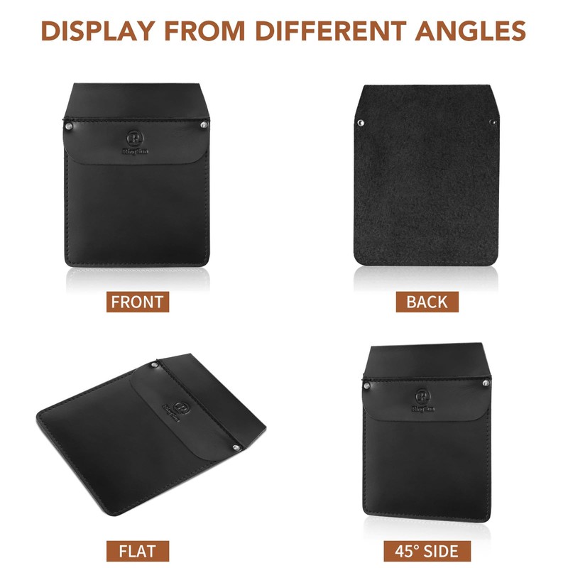 RingSun Genuine Leather Pocket Protector for Men, Durable Pocket Tool
