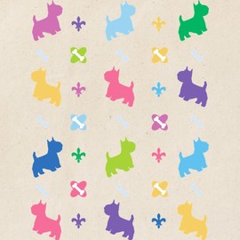 CafePress Westie Designer Tote Bag Natural Canvas Tote Bag, Reusable Shopping Bag