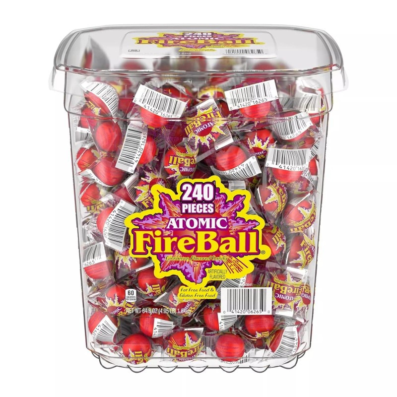 Wonka Atomic Fireball Jawbreakers ,
