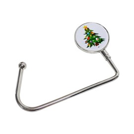 SEIWEI 1PCS Christmas Stocking Holders Metal Hooks Hanger Grip Clips for Christmas Table Fireplace Hanging Decoration, Christmas Tree