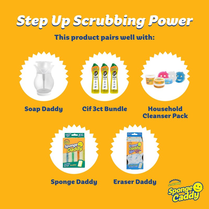 Scrub Daddy Sponge Holder - Sponge Caddy for Kitchen Organization