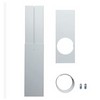 Universal Pipe Baffle Plastic Window Kit Plate Exhaust Fume Pipe