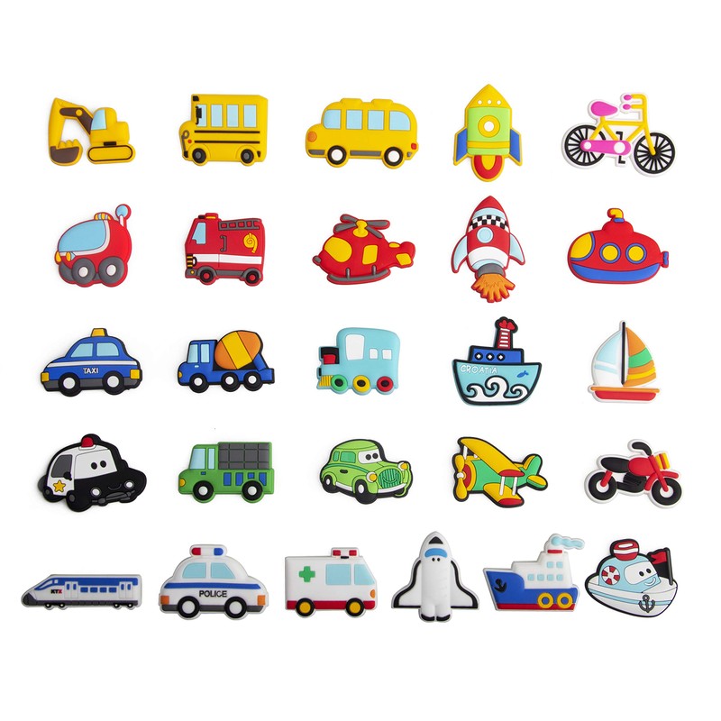 WISESTAR Fridge Magnet 26PCS Traffic Magnet Magnet Magnetic Rubber Ship