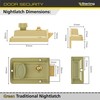 Sterling NLS601 Nls 601 Night Latch with Keys For Standard