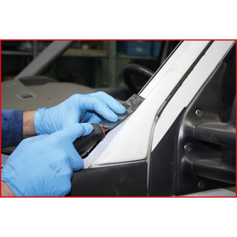 KS Tools 907.2214 STAINLESS STEEL Chisel scraper, 2,5x25mm