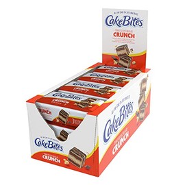 The Original Cakebites by Cookies United, Grab-and-Go Bite-Sized Snack, Peanut Butter Crunch, 12 Pack of 3 Cookies