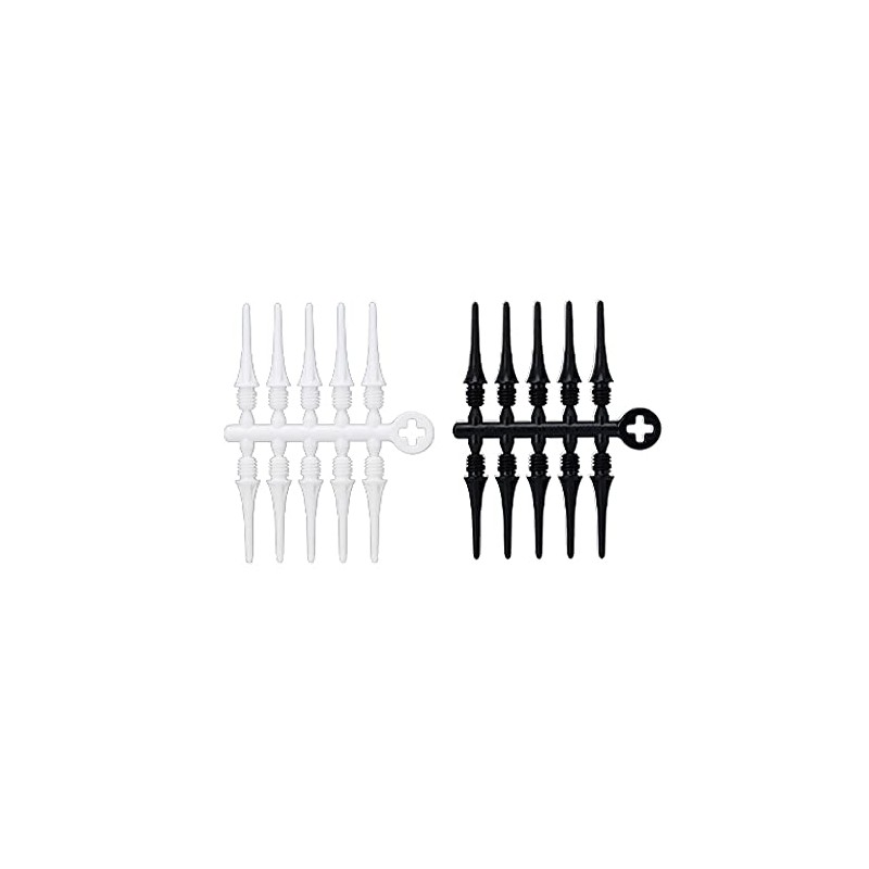 Cosmodarts FitPoint Plus 0.7 inch (19 mm), White, 50 pcs