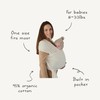 mushie Baby Wrap Carrier | 100% Organic Cotton | Infant