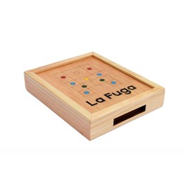 La FUGA ES juego de ingenio, un verdadero desafio. Tienen Hasta 33 niveles de dificultad. Hecho en Madera.