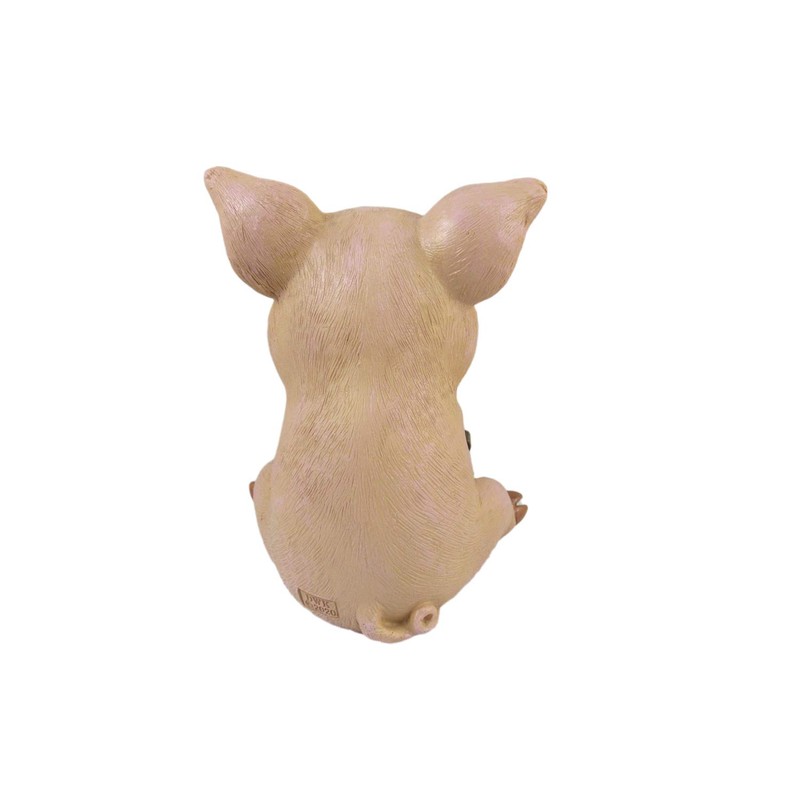 DWK Pig Toilet Tank Decorative Figurine | Pig Bathroom Sign
