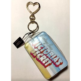 Victoria's Secret 8" Postcard Keychain FOB Bag Charm Coin Case Greetings From...